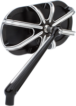 Load image into Gallery viewer, Arlen Ness 10 Gauge Mirror - Black - Left 13-160 - Side View