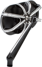 Load image into Gallery viewer, Arlen Ness 10 Gauge Mirror - Black - Left 13-160 - Back View