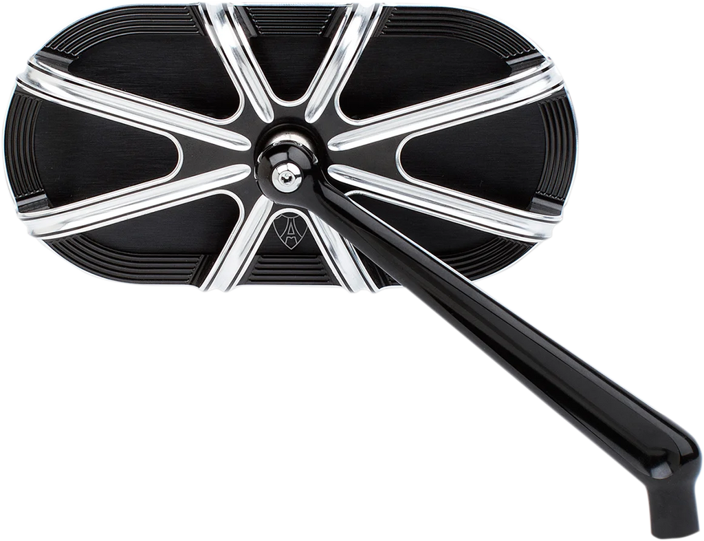 Arlen Ness 10 Gauge Mirror - Black - Right 13-162 - Main Product View