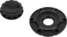 Load image into Gallery viewer, Arlen Ness 12 Point Gas Cap - All Black 701-013 - Side View
