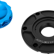 Load image into Gallery viewer, Arlen Ness 12 Point Gas Cap - Blue 701-015 - Side View