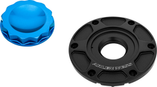 Load image into Gallery viewer, Arlen Ness 12 Point Gas Cap - Blue 701-015 - Side View