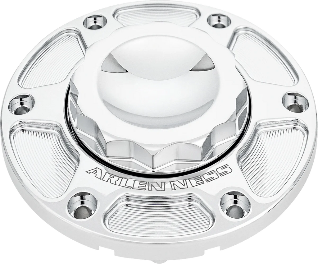 Arlen Ness 12 Point Gas Cap - Chrome 701-014 - Main Product View
