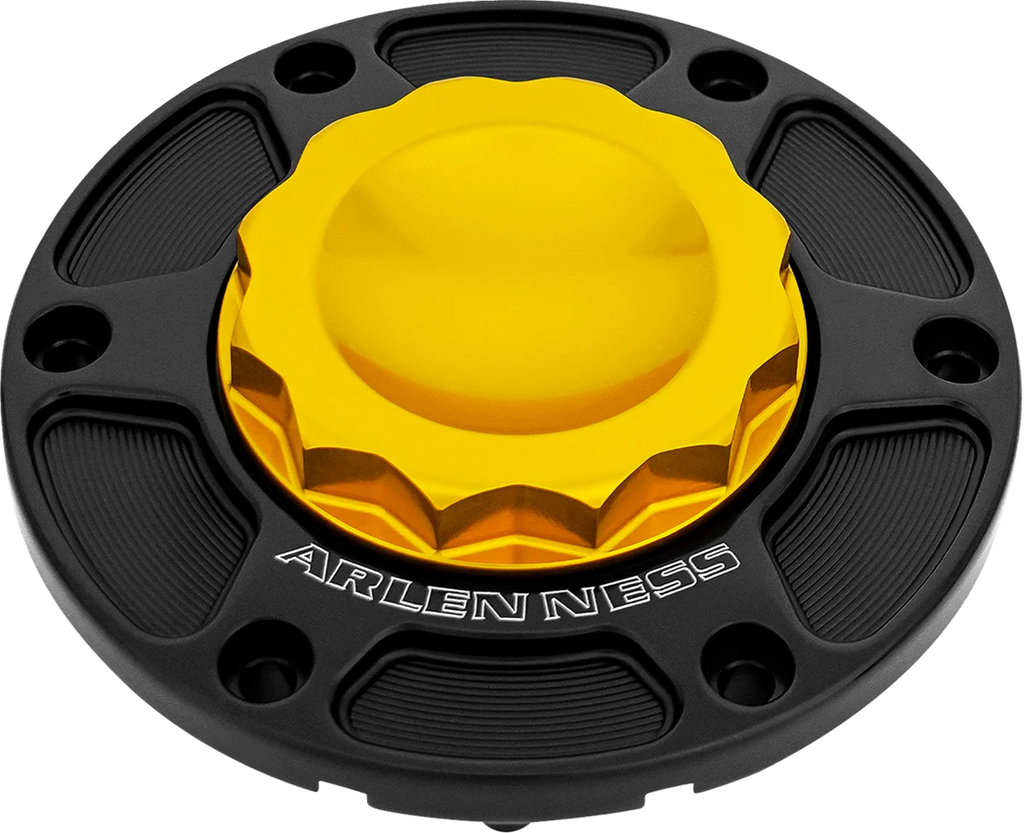 Arlen Ness 12 Point Gas Cap - Gold 701-016 - Main Product View