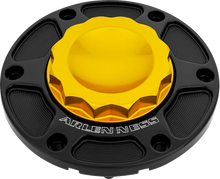 Load image into Gallery viewer, Arlen Ness 12 Point Gas Cap - Gold 701-016 - Main Product View