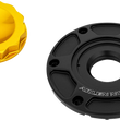 Load image into Gallery viewer, Arlen Ness 12 Point Gas Cap - Gold 701-016 - Side View