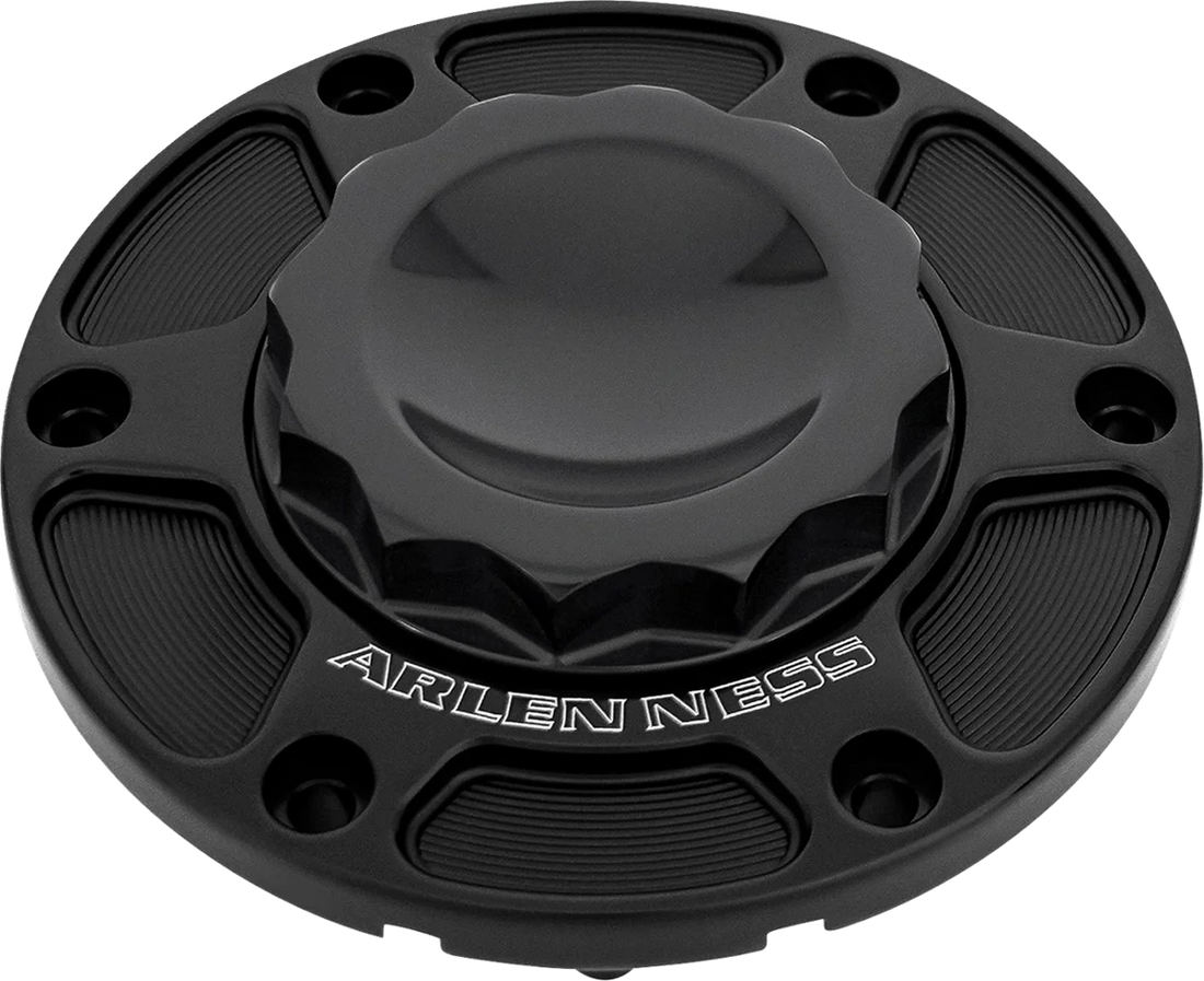 Arlen Ness 12 Point Gas Cap - Gold 701-016 - Detail View