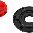 Load image into Gallery viewer, Arlen Ness 12 Point Gas Cap - Red 701-017 - Side View