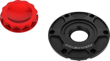 Load image into Gallery viewer, Arlen Ness 12 Point Gas Cap - Red 701-017 - Side View