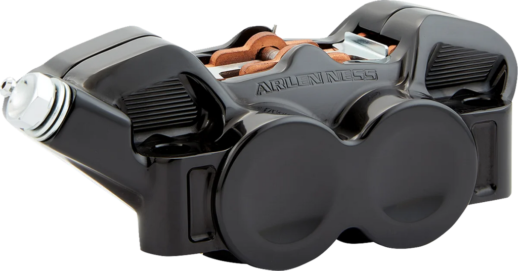 Arlen Ness 4-Piston Caliper - Front Left 320-002 - Side View