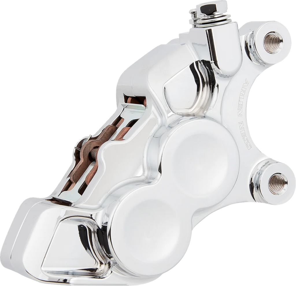 Arlen Ness 4-Piston Caliper - Front Right - 11.8" - Chrome 02-222 - Main Product View