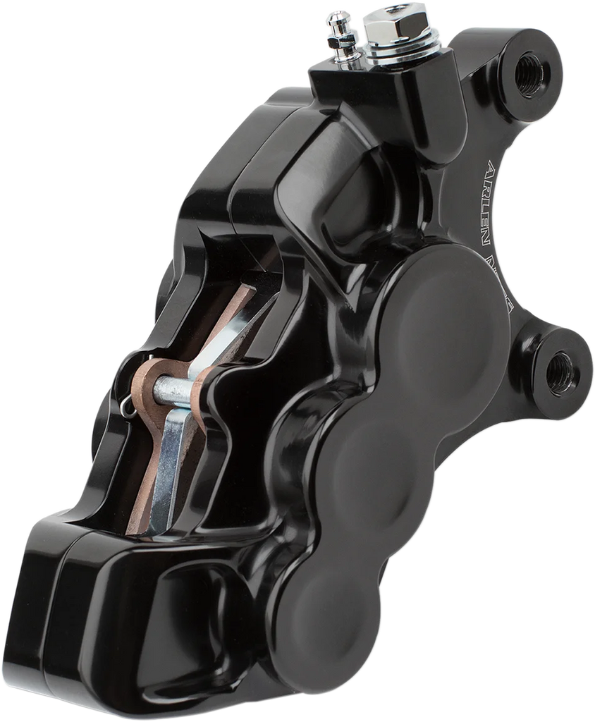Arlen Ness 4-Piston Caliper - Left - 11.8" - Black 02-221 - Main Product View