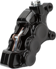 Load image into Gallery viewer, Arlen Ness 4-Piston Caliper - Left - 11.8" - Black 02-221 - Main Product View