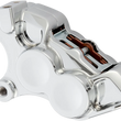 Load image into Gallery viewer, Arlen Ness 4-Piston Caliper - Left - 11.8" - Chrome 02-220 - Main Product View