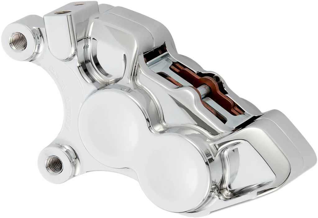 Arlen Ness 4-Piston Caliper - Left - 11.8" - Chrome 02-220 - Main Product View