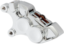 Load image into Gallery viewer, Arlen Ness 4-Piston Caliper - Left - 11.8" - Chrome 02-220 - Main Product View