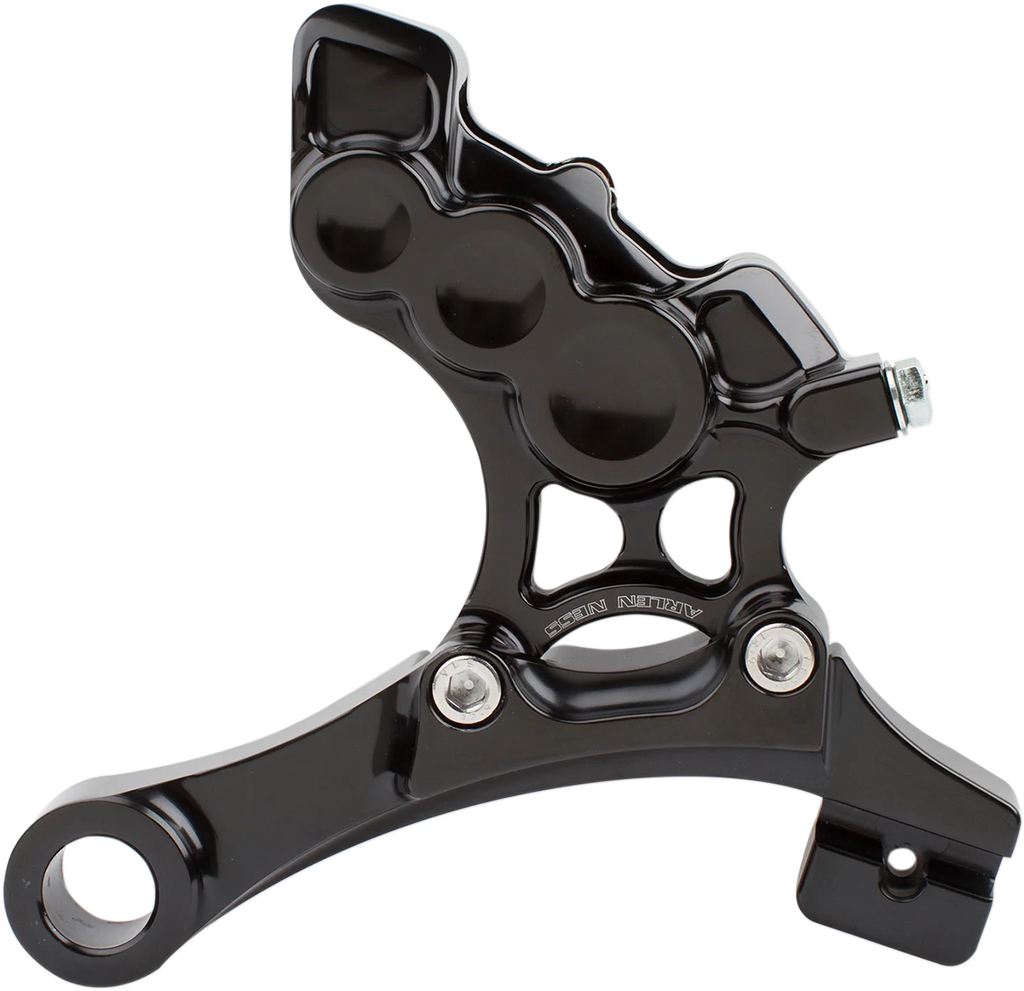 Arlen Ness 4-Piston Caliper - Rear - 11.8" - Black 02-325 - Main Product View