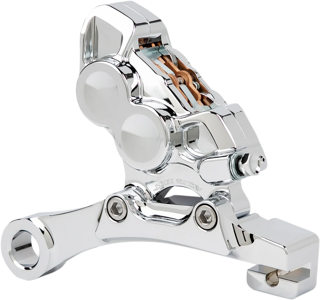 Arlen Ness 4-Piston Caliper - Rear - 11.8" - Chrome 02-324 - Main Product View