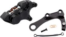Load image into Gallery viewer, Arlen Ness 4-Piston Caliper - Rear - Black 02-329 - Main Product View