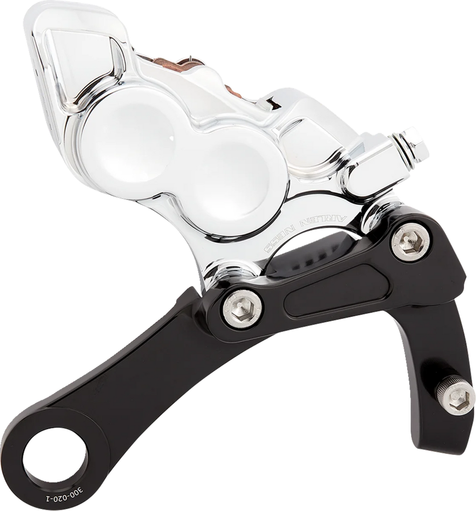 Arlen Ness 4-Piston Caliper - Rear - Chrome 02-327 - Main Product View