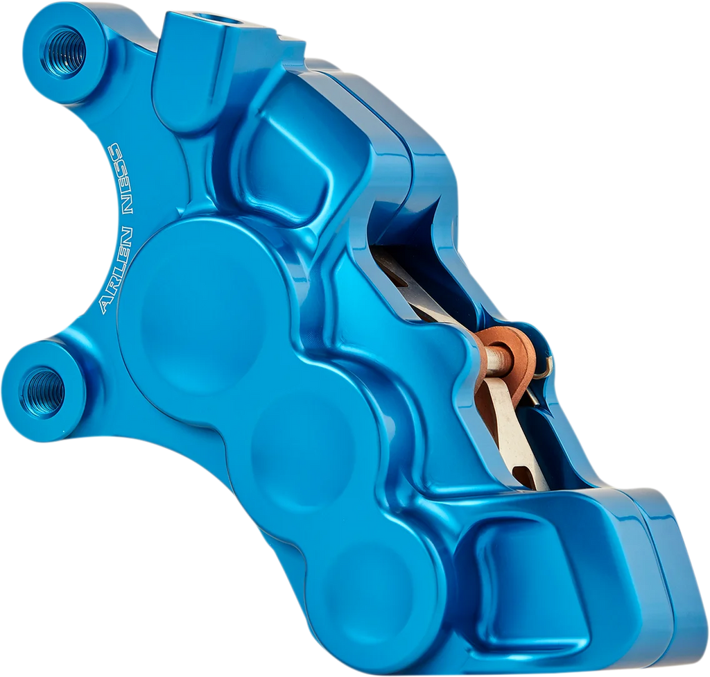 Arlen Ness 6-Piston Caliper - 11.8" - Blue 02-224 - Main Product View
