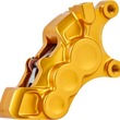 Load image into Gallery viewer, Arlen Ness 6-Piston Caliper - 11.8" - Gold 02-228 - Main Product View
