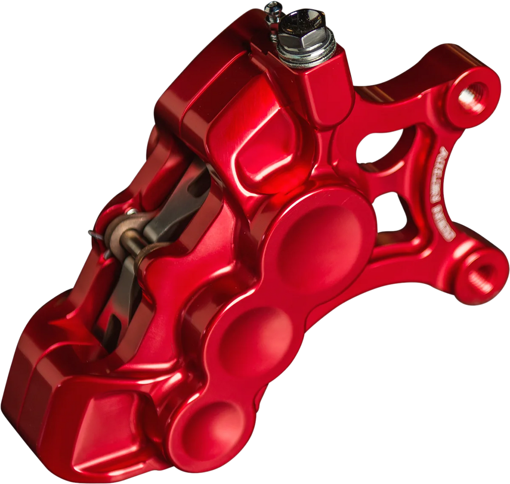 Arlen Ness 6-Piston Caliper - 11.8" - Red 02-226 - Main Product View