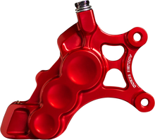 Load image into Gallery viewer, Arlen Ness 6-Piston Caliper - 11.8" - Red 02-226 - Side View