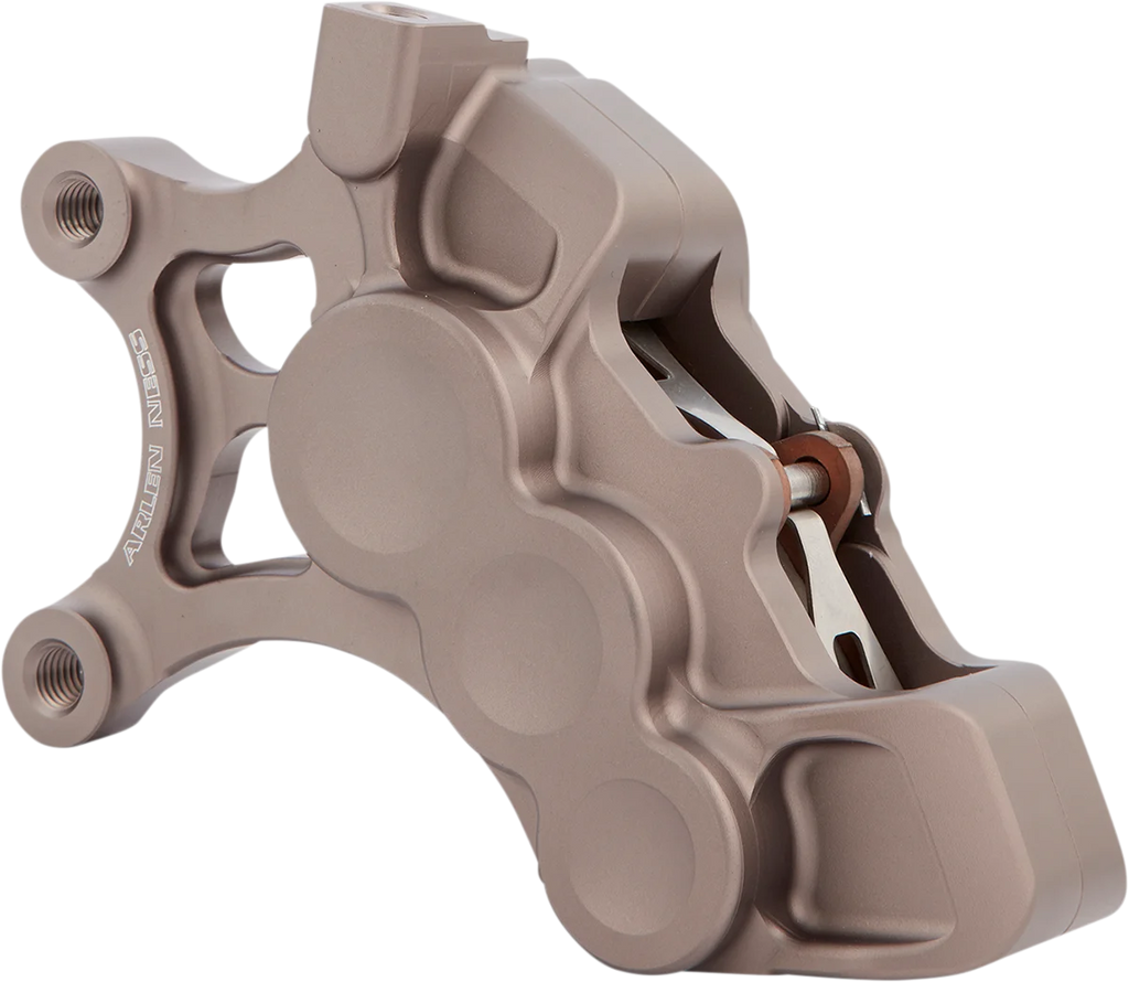 Arlen Ness 6-Piston Caliper - 11.8" - Titanium 02-219 - Side View