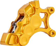 Load image into Gallery viewer, Arlen Ness 6-Piston Caliper - 14" - Gold 02-204 - Main Product View