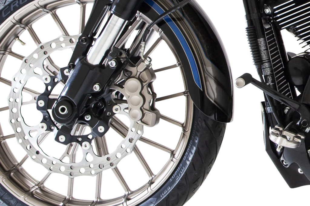 Arlen Ness 6-Piston Caliper - 14" - Titanium 02-206 - Side View