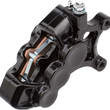 Load image into Gallery viewer, Arlen Ness 6-Piston Caliper - Front Left - Black - 14" 02-211 - Side View