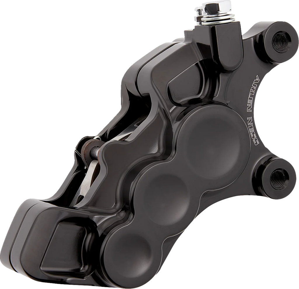 Arlen Ness 6-Piston Caliper - Front Right - Black - 11.8" 02-217 - Main Product View