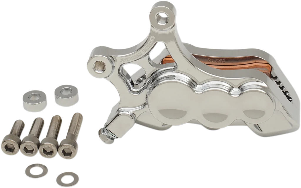 Arlen Ness 6-Piston Caliper - Front Right - Chrome - 14" 02-212 - Main Product View