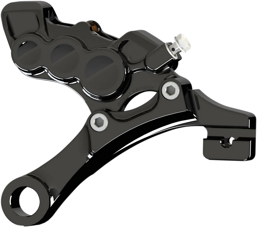 Arlen Ness 6-Piston Caliper - Rear - Chrome - 11.8" 02-322 - Side View