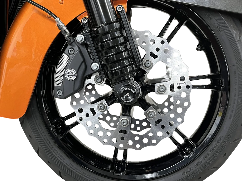 Arlen Ness 7-Spoke Jagged Brake Rotor - 11.8" 300-043 - Side View