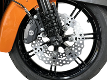 Load image into Gallery viewer, Arlen Ness 7-Spoke Jagged Brake Rotor - 11.8" 300-043 - Side View