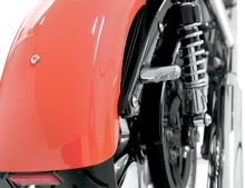 Load image into Gallery viewer, Arlen Ness Accessory Marker Lights - Amber/Rear - Chrome 12-743 - Side View