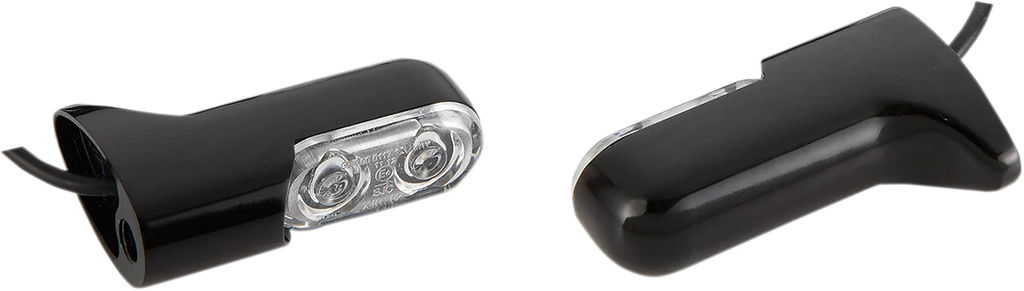 Arlen Ness Accessory Marker Lights - Red/Rear - Black 12-741 - Main Product View