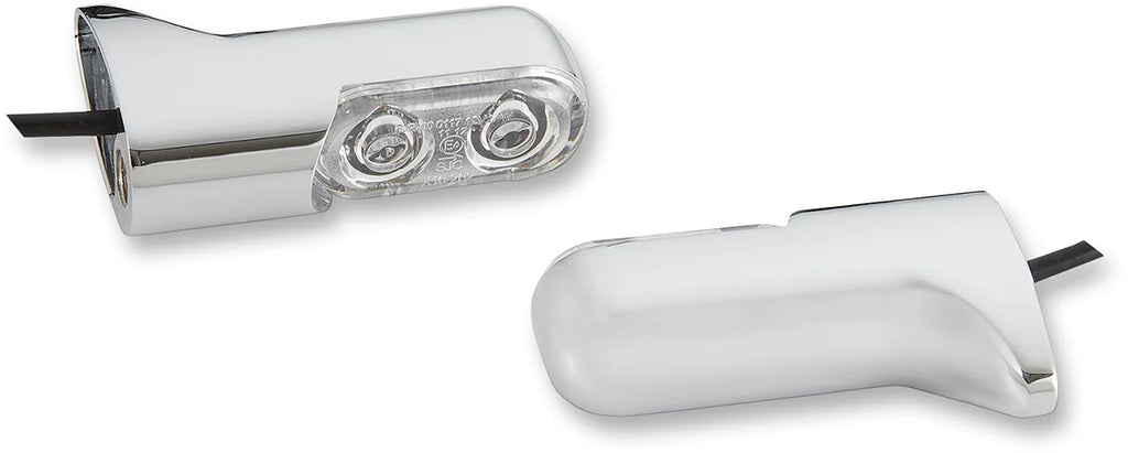 Arlen Ness Accessory Marker Lights - Red/Rear - Black 12-741 - Installation View