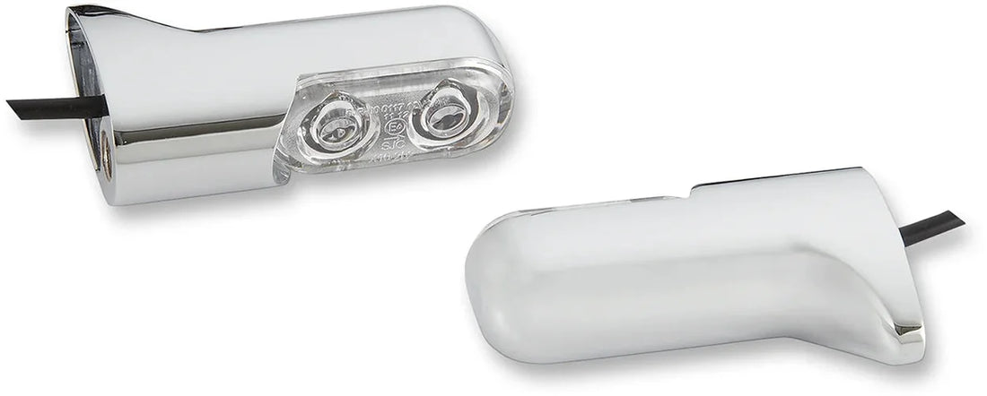 Arlen Ness Accessory Marker Lights - Red/Rear - Black 12-741 - Installation View
