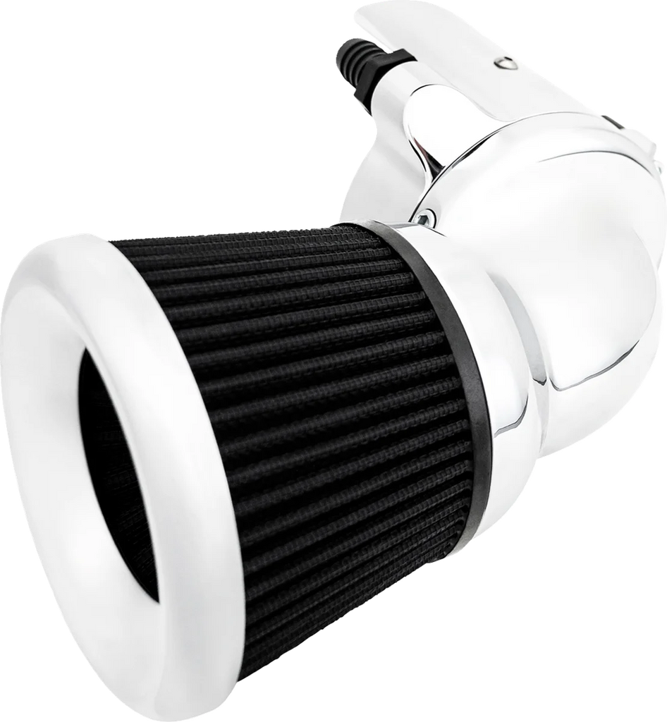 Arlen Ness Air Cleaner Kit - Velocity 90° - Chrome 800-003 - Main Product View