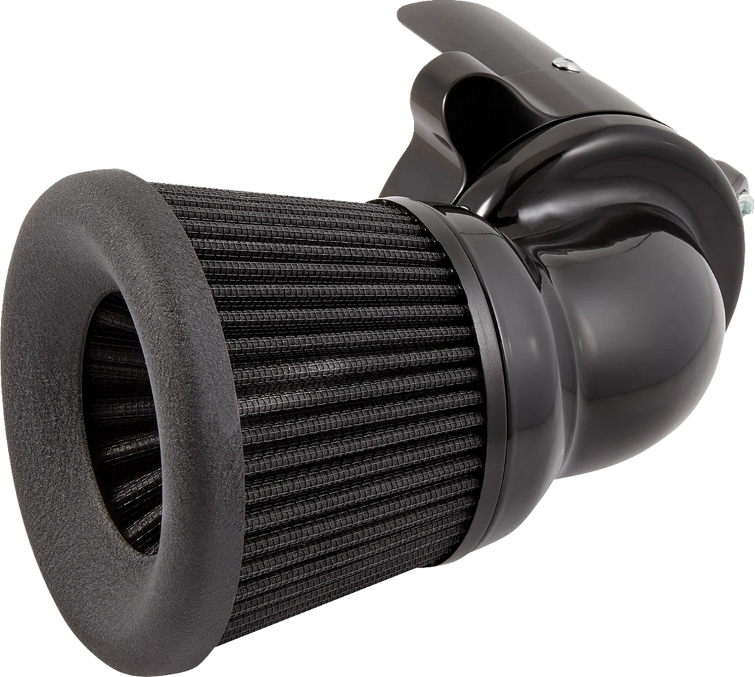 Arlen Ness Air Cleaner Kit - Velocity 90° - Chrome 800-003 - Detail View