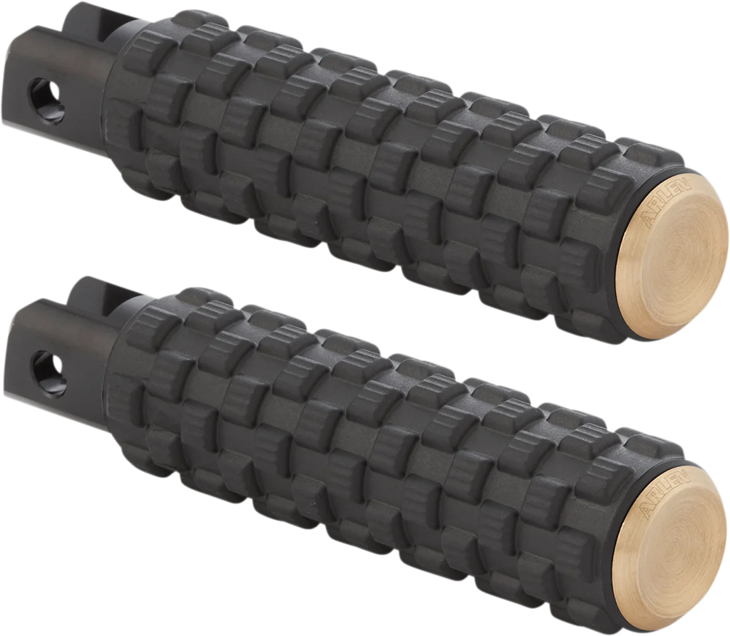 Arlen Ness Air Trax Footpegs - Brass - Scout I-1308 - Main Product View