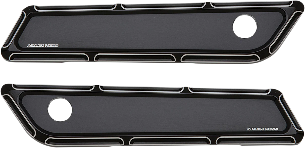 Arlen Ness Beveled Latch Cover - Black 03-585 - Main Product View