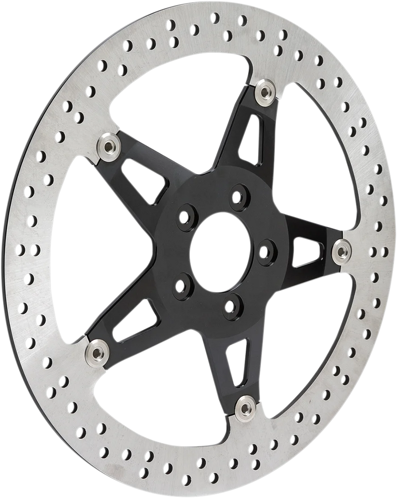 Arlen Ness Big Brake Rotor - 14" - Front Left - Touring 02-910 - Side View