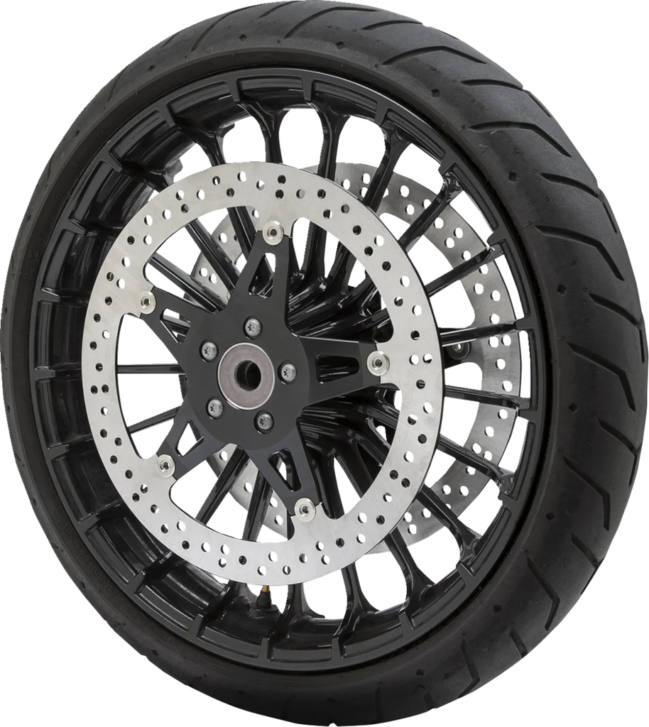 Arlen Ness Big Brake Rotor - 14" - Front Left - Touring 02-920 - Back View