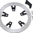 Load image into Gallery viewer, Arlen Ness Big Brake Rotor - 14" - Front Left - Touring 02-962 - Side View
