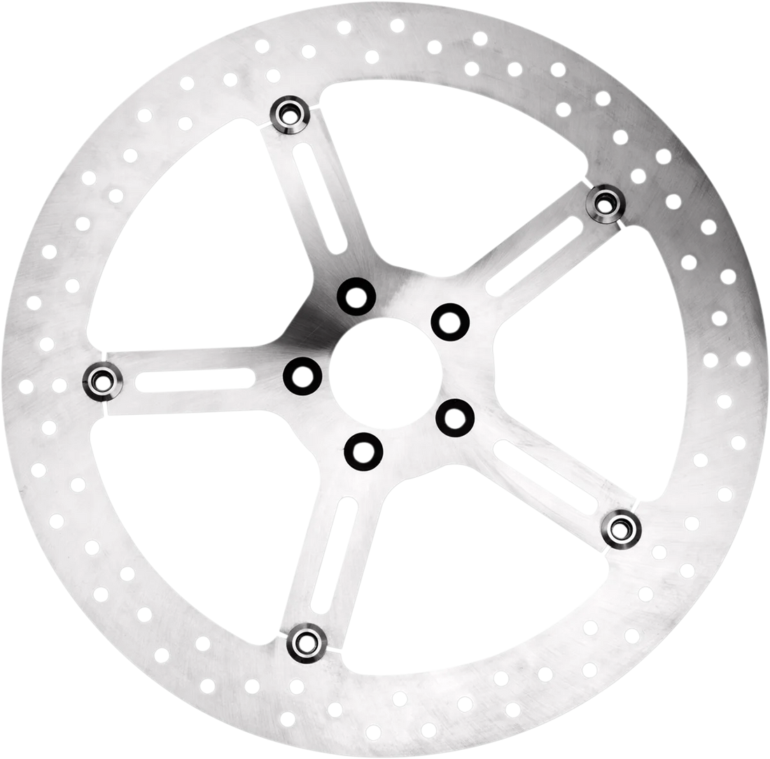 Arlen Ness Big Brake Rotor - 15" - Front Left - Harley-Davidson 02-965 - Side View