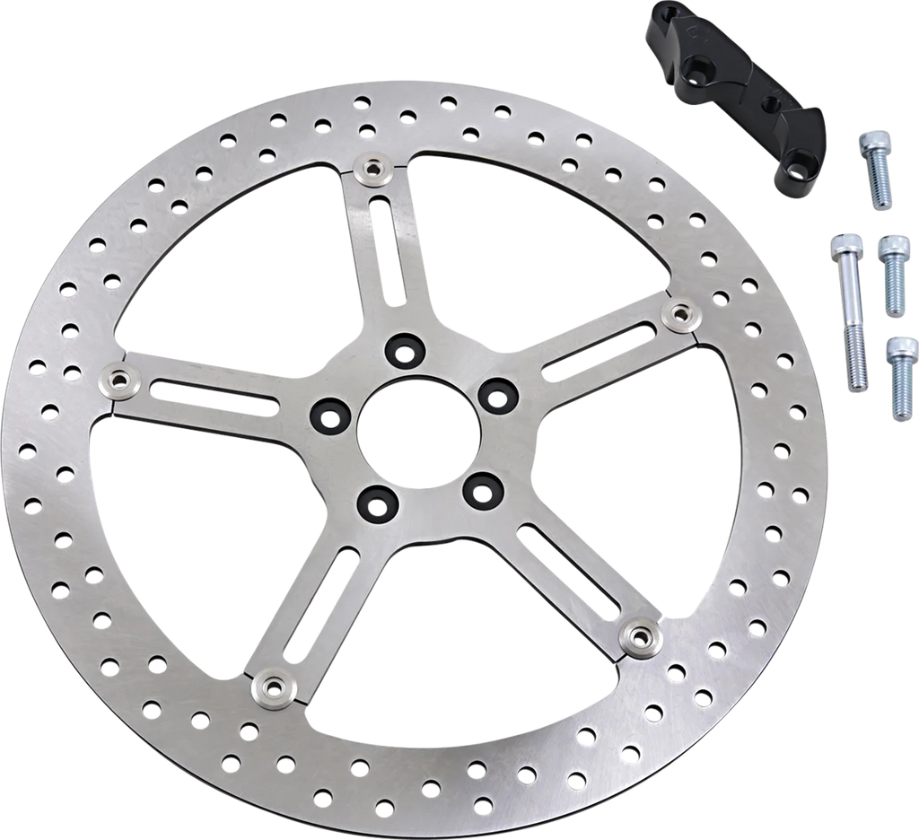 Arlen Ness Big Brake Rotor - 15" - Front Left - Harley-Davidson 02-972 - Main Product View